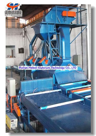 Automatic Aluminum Profile Shot Blasting Machine